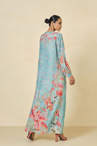 Nyneve Printed Kaftan - Blue, Blue, image 5